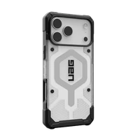 UAG Pathfinder Clear MagSafe Dėklas iPhone 17 Pro Max - Baltas and Gray