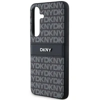 DKNY odinis Mono Stripe ir Metal Logo dėklas telefonui Samsung Galaxy S24+ - juodas