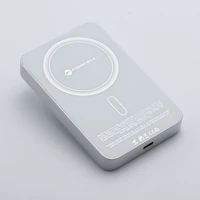 Išorinė baterija Forcell F-Energy F10K8 PD QC4.0 15W 10000 mAh su MagSafe balta