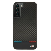 Dėklas telefonui BMW M Collection Triangles Case Samsung Galaxy S22+ - juodas