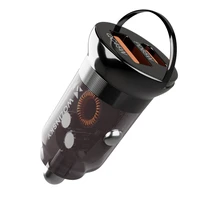 Wozinsky 65W automobilinis įkroviklis USB-C PD 65W / USB-A 45W QC 3.0 - juodas