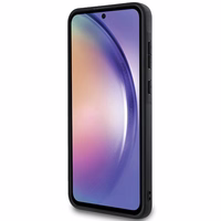 Karl Lagerfeld Fiksuotas Blizgus Ikonik Logotipas Metal Pin dėklas Samsung Galaxy A55 - juodas