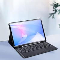 DUX DUCIS dėklas planšetėlei TK sulankstomas su belaidžiu klaviatūra skirtas SAMSUNG Tab S10 FE Plus - juodas