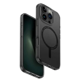 Uniq Clario dėklas telefonui iPhone 16 Pro Max 6.9" Magclick įkrovimas pilkas