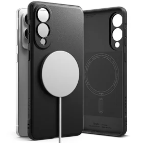 Ringke Onyx magnetinis dėklas telefonui MagSafe Samsung Galaxy S25 Edge - juodas