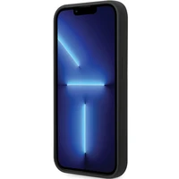 BMW BMHMP14XSILBK2 dėklas iPhone 14 Pro Max 6.7" - juodas Signature Liquid Silicone MagSafe