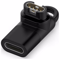 Adapteris USB-C Beline laikrodžių įkrovimui Garmin juodas