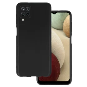 Back Case MATT for SAMSUNG GALAXY A12 Black
