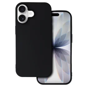 Matinis dėklas telefonui iPhone 17 - juodas