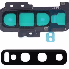 Samsung G973 S10 kameros stikliukas su rėmeliu Prism Green ORG