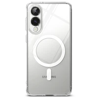 Ringke Fusion magnetinis dėklas telefonui MagSafe Samsung Galaxy S25 Edge - skaidrus