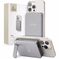 Išorinė baterija Tech-Protect PB14 LifeMag MagSafe 10000 mAh - pilka