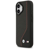 BMW M Carbon Line & Logo MagSafe dėklas iPhone 17 - raudonas
