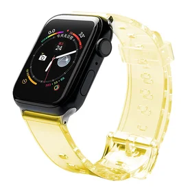 Silikono laikrodžio apyrankė Apple Watch 38/40 mm - geltona