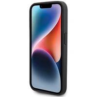 Ferrari anglies pluošto metalo logotipas MagSafe dėklas iPhone 15 Pro – juodas