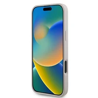 Guess 4G apatinė juostelė dėklas telefonui iPhone 16 Plus 6.7" - rožinė