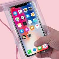 Dėklas telefonui atsparus vandeniui iki 6.7 - juodas