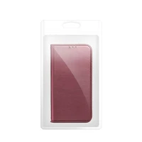 SMART MAGNETO knygos tipo dėklas telefonui XIAOMI Redmi Note 13 5G, bordo