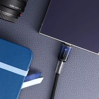 FORCELL F-ENERGY C354 kabelis Type C į Type C QC4.0 PD 3A 60W Gradientinis 1 m juodas