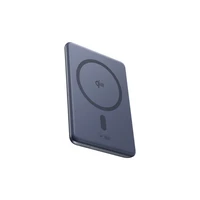 Baseus PicoGo AM31 Qi2 5000mAh 20W itin plona MagSafe suderinama išorinė baterija su stovu ir Baseus Simple USB-C 20cm pintu laidu - pilka