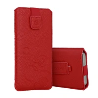 WONDER Deko Dėklas telefonui (dydis XL) skirtas Iphone 15/15 Pro/Iphone 16/16 Pro/Samsung S24/S24 Plus/S25/S25 Plus/A53/A55 5G raudonas