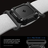 Spigen Tough Armor antkaklis AirTag 1/2 dėklas - juodas