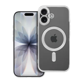 ELECTRO MAG COVER dėklas suderinamas su Magnetine IPHONE 17 sidabrinis