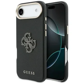 GUESS case for IPHONE 17 Air GUHCP17M5PS4RGGK (PU FW Resin Logo) black