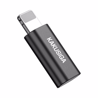 KAKU adapteris KSC-559 Chenxing - Micro USB į Lightning - juodas