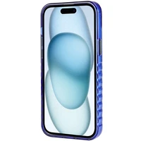 Audi IML Magnetinis dėklas su dideliu logotipu telefonui iPhone 15/14/13 - mėlynas