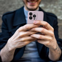 Silikoninis magnetinis dėklas, skirtas SAMSUNG A36, rožinis