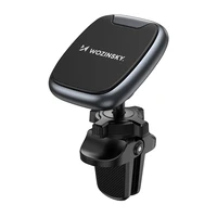 Wozinsky WUMTK magnetinis telefono laikiklis automobilio oro angai - juodas