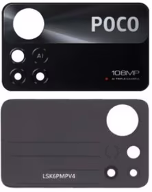 Xiaomi Poco X4 Pro 5G kameros stikliukas Black 108MP (only BIG lens) ORG
