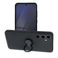 Silikoninis RING dėklas telefonui SAMSUNG S24 FE juodas