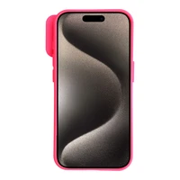 Camshield Soft dėklas telefonui Iphone 15 Pro Max rožinė
