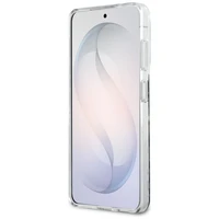 Guess case IML Leopard Print Triangle MagSafe for Samsung Galaxy S26 black