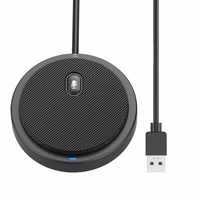 Techly ICC SH-22 mikrofonas Juoda Konferencijos mikrofonas