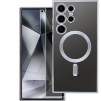 ELECTRO MAG COVER magnetinis dėklas telefonui, suderinamas su MagSafe, skirtas SAMSUNG S26 Ultra, sidabrinis