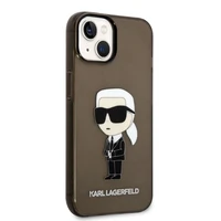 Karl Lagerfeld Ikonik Karl dėklas telefonui iPhone 14 Plus - juodas