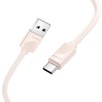 Kabelis USB-A į USB-C Hoco 3A 1 m X114 rožinis