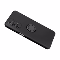 SILIKONINIS ŽIEDAS dėklas telefonui SAMSUNG S25 Edge juodas