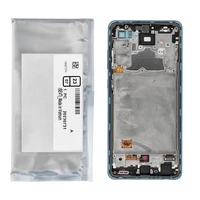 Rinkinys LCD ekranas SAMSUNG A72 4G A725F GH82-25460B mėlynas