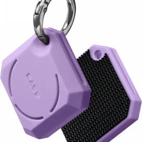 LAUT Huex Gems - apsauginis dėklas AirTag (violetinė)