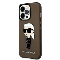 Karl Lagerfeld Ikonik Karl dėklas telefonui iPhone 14 Pro Max - juodas