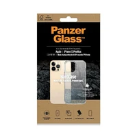 PanzerGlass HardCase antibakterinis karinio standarto sertifikuotas dėklas iPhone 13 Pro Max telefonui – skaidrus