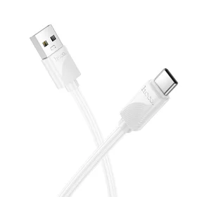 Kabelis USB-A į USB-C Hoco 3A 1 m X114 baltas