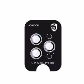Joyroom JR-MSJ0307 Apsauginis stiklas iPhone 16 Pro/16 Pro Max objektyvams - juoda