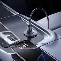 Automobilinis įkroviklis Baseus GoTrip 2xUSB-C 30W juodas C00072300123-01