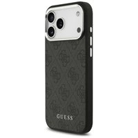 Guess 4G Classic Logo Magnetinis dėklas telefonui iPhone 17 Pro Max - juodas