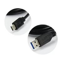 USB A į Type C 3.0 2A kabelis HD2 2 m juodas